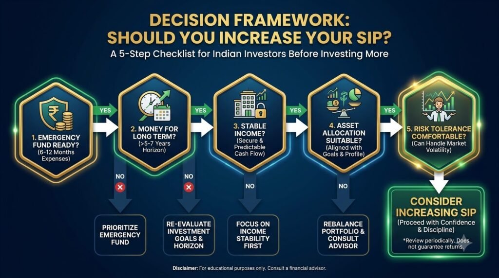 Checklist before increasing SIP during market correction